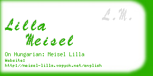 lilla meisel business card